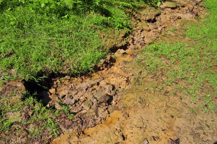 Drainage to fix Soil Erosion
